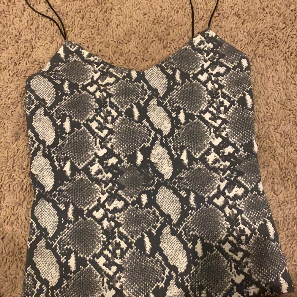 Small, Snake skin tank top